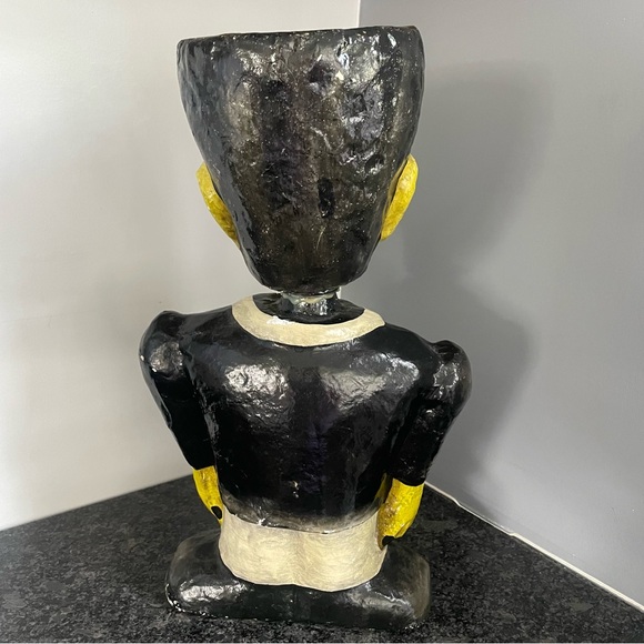 Dept 56 Frankenstein Bobble Head 18” Retired Papier-mâché Department Black Green - Picture 6 of 11